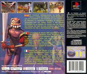 MediEvil 2 (US) box cover back